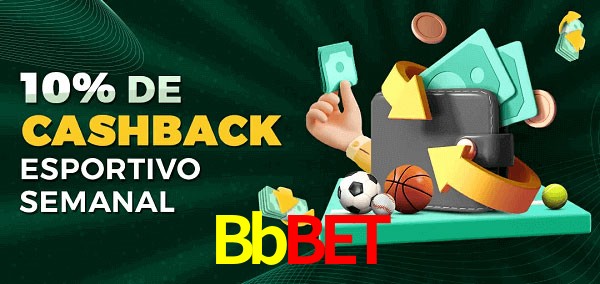 10% de bônus de cashback na Bbbet